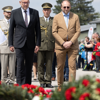 Liberation and Commemoration Ceremony 2024 Wreath-laying © MKÖ/Sebastian Philipp