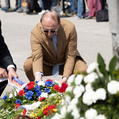 Liberation and Commemoration Ceremony 2024 Wreath-laying © MKÖ/Sebastian Philipp