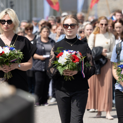 Liberation and Commemoration Ceremony 2024 Wreath-laying © MKÖ/Sebastian Philipp