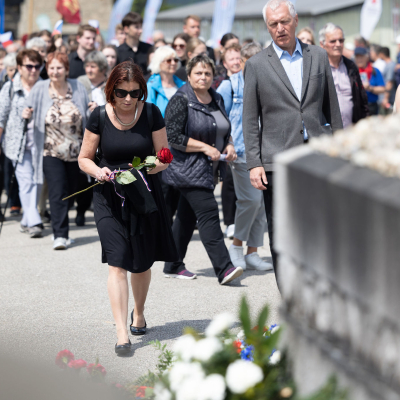 Liberation and Commemoration Ceremony 2024 Wreath-laying © MKÖ/Sebastian Philipp