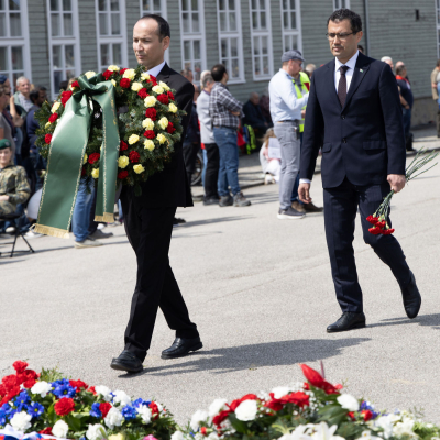 Liberation and Commemoration Ceremony 2024 Wreath-laying © MKÖ/Sebastian Philipp