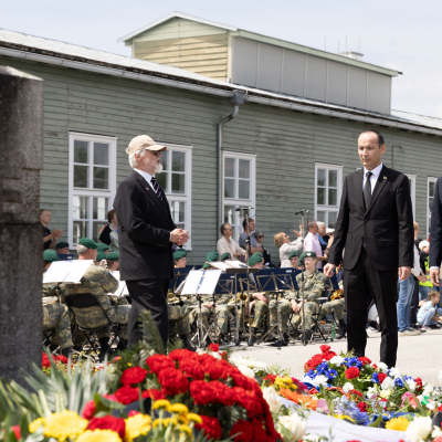 Liberation and Commemoration Ceremony 2024 Wreath-laying © MKÖ/Sebastian Philipp