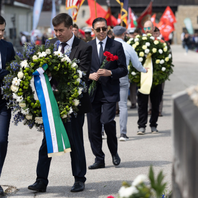 Liberation and Commemoration Ceremony 2024 Wreath-laying © MKÖ/Sebastian Philipp