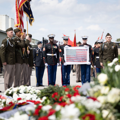 Liberation and Commemoration Ceremony 2024 Wreath-laying © MKÖ/Sebastian Philipp