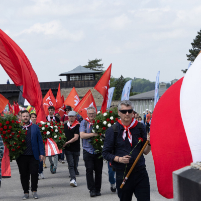 Liberation and Commemoration Ceremony 2024 Wreath-laying © MKÖ/Sebastian Philipp