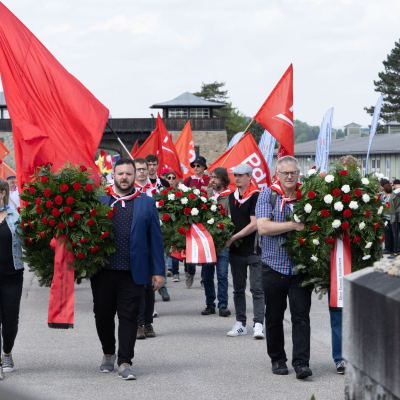 Liberation and Commemoration Ceremony 2024 Wreath-laying © MKÖ/Sebastian Philipp