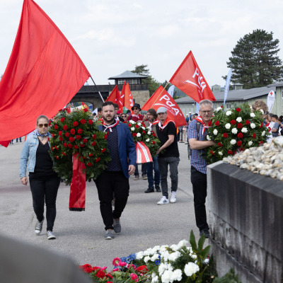 Liberation and Commemoration Ceremony 2024 Wreath-laying © MKÖ/Sebastian Philipp