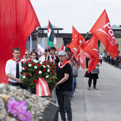 Liberation and Commemoration Ceremony 2024 Wreath-laying © MKÖ/Sebastian Philipp