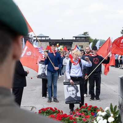 Liberation and Commemoration Ceremony 2024 Wreath-laying © MKÖ/Sebastian Philipp