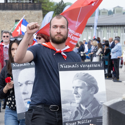 Liberation and Commemoration Ceremony 2024 Wreath-laying © MKÖ/Sebastian Philipp