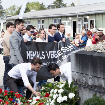 Liberation and Commemoration Ceremony 2024 Wreath-laying © MKÖ/Sebastian Philipp