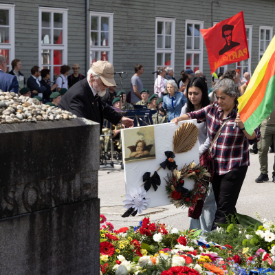 Liberation and Commemoration Ceremony 2024 Wreath-laying © MKÖ/Sebastian Philipp