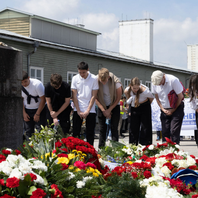 Liberation and Commemoration Ceremony 2024 Wreath-laying © MKÖ/Sebastian Philipp