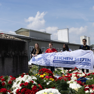 Liberation and Commemoration Ceremony 2024 Wreath-laying © MKÖ/Sebastian Philipp