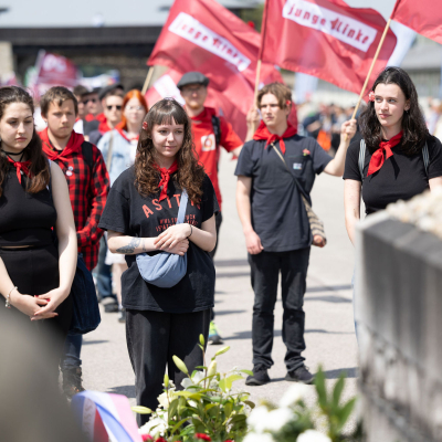 Liberation and Commemoration Ceremony 2024 Wreath-laying © MKÖ/Sebastian Philipp