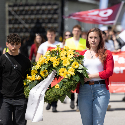 Liberation and Commemoration Ceremony 2024 Wreath-laying © MKÖ/Sebastian Philipp