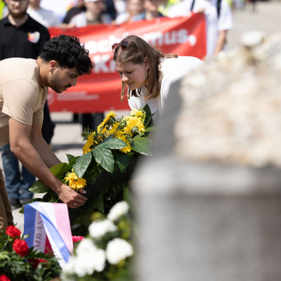 Liberation and Commemoration Ceremony 2024 Wreath-laying © MKÖ/Sebastian Philipp