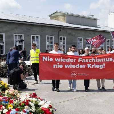 Liberation and Commemoration Ceremony 2024 Wreath-laying © MKÖ/Sebastian Philipp
