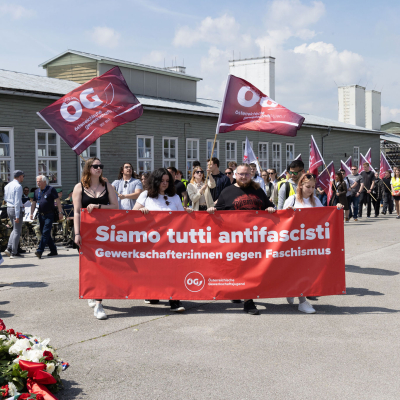 Liberation and Commemoration Ceremony 2024 Wreath-laying © MKÖ/Sebastian Philipp