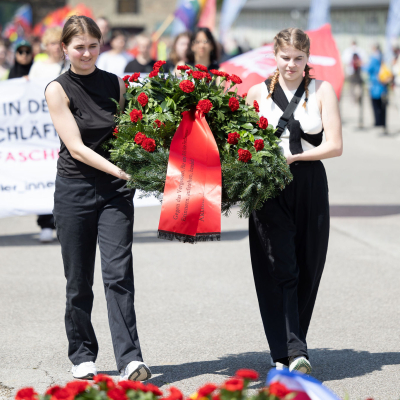 Liberation and Commemoration Ceremony 2024 Wreath-laying © MKÖ/Sebastian Philipp