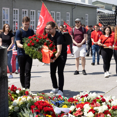 Liberation and Commemoration Ceremony 2024 Wreath-laying © MKÖ/Sebastian Philipp