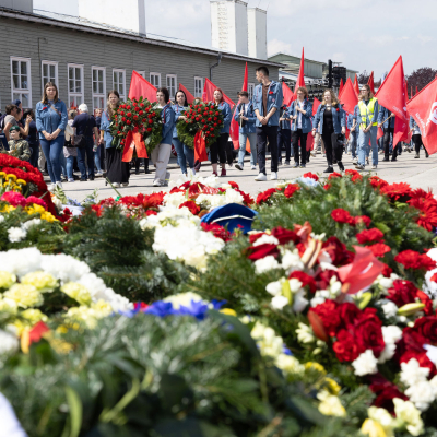 Liberation and Commemoration Ceremony 2024 Wreath-laying © MKÖ/Sebastian Philipp