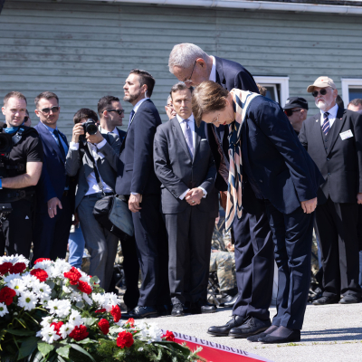 Befreiungsfeier 2025 Kranzniederlegungen © MKÖ/Alissar Najjar