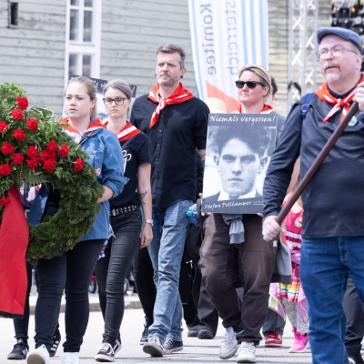 Befreiungsfeier 2025 Kranzniederlegungen © MKÖ/Alissar Najjar