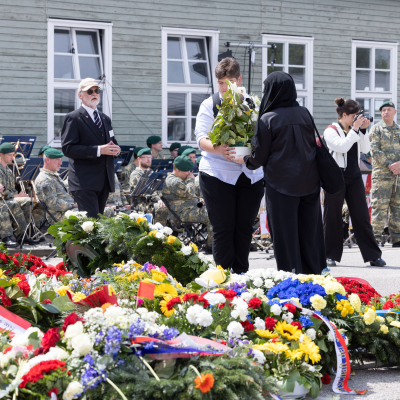 Befreiungsfeier 2025 Kranzniederlegungen © MKÖ/Alissar Najjar