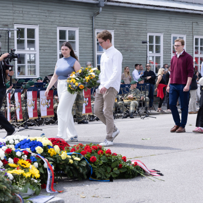 Befreiungsfeier 2025 Kranzniederlegungen © MKÖ/Alissar Najjar