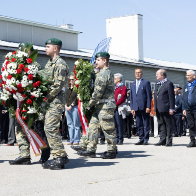 Befreiungsfeier 2025 Kranzniederlegungen © MKÖ/Alissar Najjar