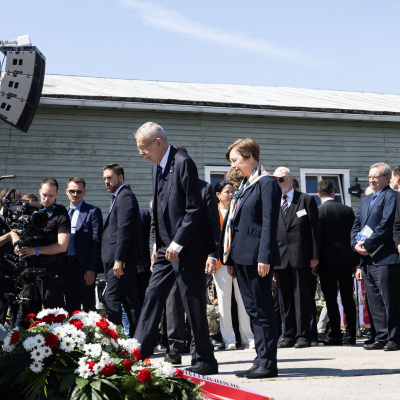 Befreiungsfeier 2025 Kranzniederlegungen © MKÖ/Alissar Najjar