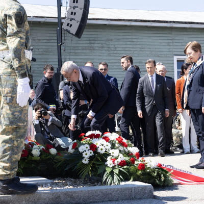 Befreiungsfeier 2025 Kranzniederlegungen © MKÖ/Alissar Najjar