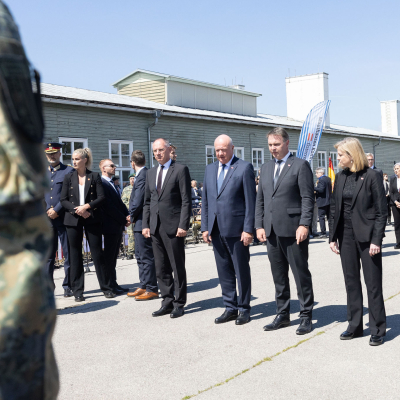 Befreiungsfeier 2025 Kranzniederlegungen © MKÖ/Alissar Najjar