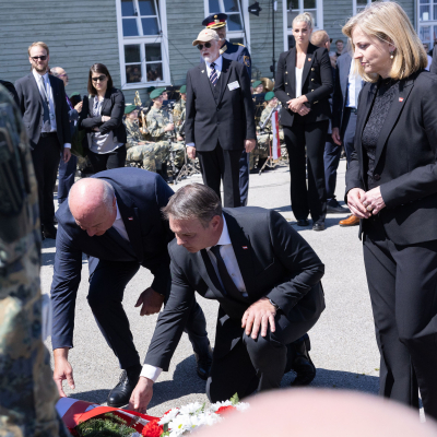 Befreiungsfeier 2025 Kranzniederlegungen © MKÖ/Alissar Najjar