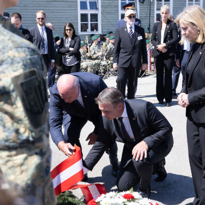 Befreiungsfeier 2025 Kranzniederlegungen © MKÖ/Alissar Najjar