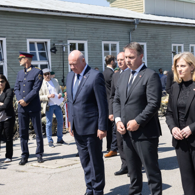 Befreiungsfeier 2025 Kranzniederlegungen © MKÖ/Alissar Najjar