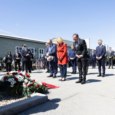 Befreiungsfeier 2025 Kranzniederlegungen © MKÖ/Alissar Najjar