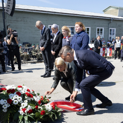 Befreiungsfeier 2025 Kranzniederlegungen © MKÖ/Alissar Najjar