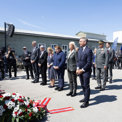 Befreiungsfeier 2025 Kranzniederlegungen © MKÖ/Alissar Najjar