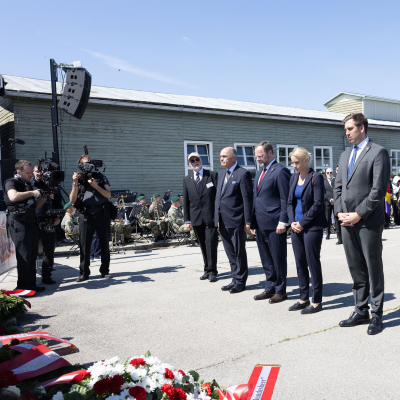 Befreiungsfeier 2025 Kranzniederlegungen © MKÖ/Alissar Najjar