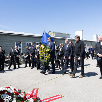 Befreiungsfeier 2025 Kranzniederlegungen © MKÖ/Alissar Najjar