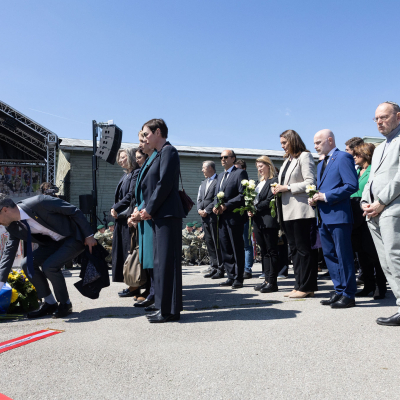 Befreiungsfeier 2025 Kranzniederlegungen © MKÖ/Alissar Najjar