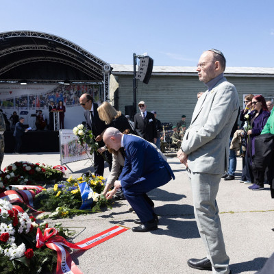 Befreiungsfeier 2025 Kranzniederlegungen © MKÖ/Alissar Najjar