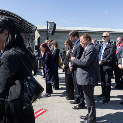 Befreiungsfeier 2025 Kranzniederlegungen © MKÖ/Alissar Najjar