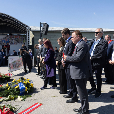 Befreiungsfeier 2025 Kranzniederlegungen © MKÖ/Alissar Najjar