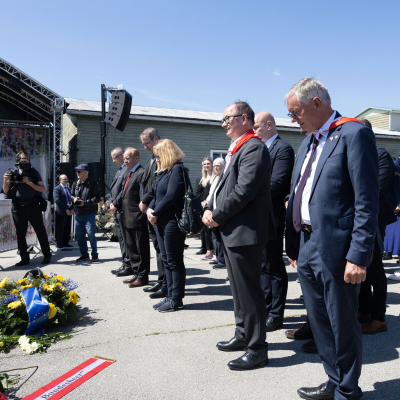 Befreiungsfeier 2025 Kranzniederlegungen © MKÖ/Alissar Najjar