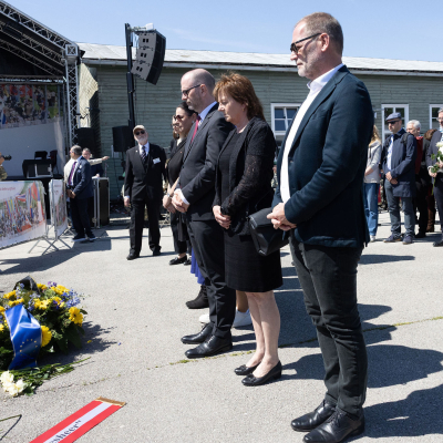 Befreiungsfeier 2025 Kranzniederlegungen © MKÖ/Alissar Najjar