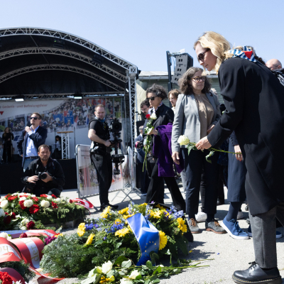 Befreiungsfeier 2025 Kranzniederlegungen © MKÖ/Alissar Najjar