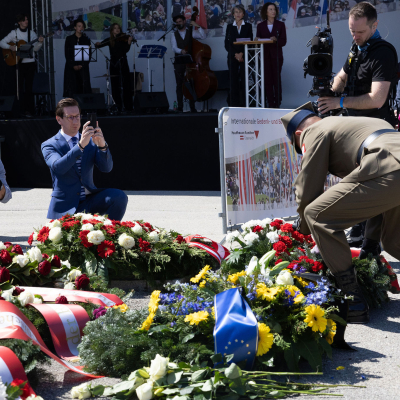 Befreiungsfeier 2025 Kranzniederlegungen © MKÖ/Alissar Najjar